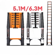 Telescopic folding Ladder 2.7m 3.9m 4.3m 5.1m telescopic Multifunctional Telescopic Ladder Straight 
