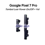 TOMBOL External Button 1 Set Power On Off Volume Pixel 7 pro / GP4BC / GE2AE / GFE4J - Button On Off