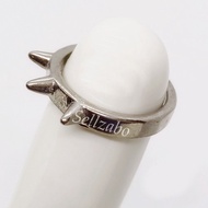 Alloy Rings US Size 6.5 Silver Studs Accessories Aksesori Perak Cincin Solitaire Ladies Women Girls 