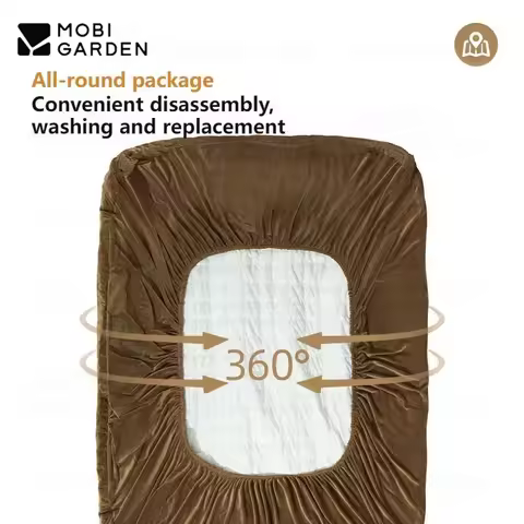 MOBI GARDEN Air Cushion Bedspread Outdoor Inflatable MoistureProof Mat Dirty Velvet Padded Bedspread