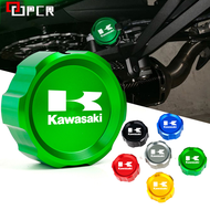 สำหรับ Kawasaki Z900 Z1000 Ninja 650 Z250 Z650 Z750 Z800 Ninja 650 400 300 ZX6R ZX10R อะไหล่รถจักรยานยนต์ CNC เบรคหลังฝาถังน้ำมันและฝาครอบวาล์วยาง