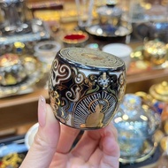 2025新品金银措盖置茶桌茶具配件  S-181Gold and silver cuo cover tea table tea set accessories S-20251211