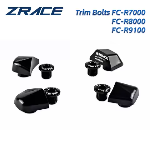 ZRACE CNC Chainring Bolts Covers 7075AL Chainwheel Screws Nuts For FC-R7000 FC-R8000 RC-R9100 / 105 