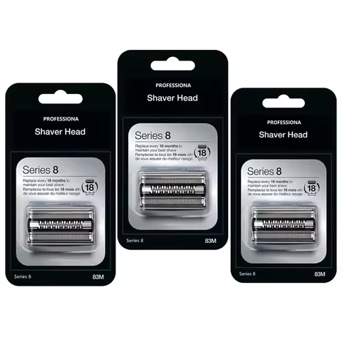 83M Replacement Head Compatible with Braun Series 8 S8 Electric Shaver 8320S，8325S，8330S，8340S，8350S