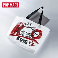 PopMart Dimoo King Retro Series High-Quality Canvas Shoulder Bag for Men