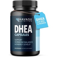 DHEA 0mg Supplement for Hormone Balance - Supports Energy for Men and Women - Dehydroepiandrosterone
