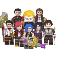 League of Legends Action Figure Heimerdinger Jayce Caitlyn Kiramman Viktor Vi Jinx Building Block Co