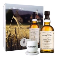 THE BALVENIE - 百富12年 Doublewood 單一麥芽威士忌 連茶杯禮盒裝 700ml