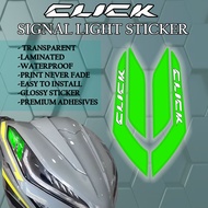 HONDA CLICK V3/V2 SIGNAL LIGHT STICKERS / CLICK V3/V2 STICKERS / CLICK ACCESSORIES / CLCIK
