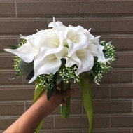 Bunga Tangan Pengantin Artificial Calla lily Bouquet hand Bouquet bridal Bouquet wedding Hand