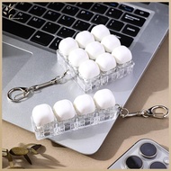 ONEHOME 4/3/1Keys Keyboard Keychain Keyboard Decompression Toys With LED Light TH