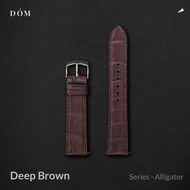 สายนาฬิกา DOM Quick Switch Strap - สายนาฬิกา หนังจระเข้แท้ ระบบ Quick Switch เปลี่ยนสายได้ง่าย สำหรั
