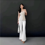 Flare pants women's cutbray pants - flare pants higwaist