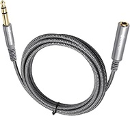 Devinal 1/4 inch Headphone Extension Cable, 6.35mm TRS Male to Female Stereo Cord, Quarter Inch Guit