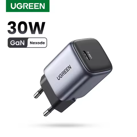 UGREEN Nexode GaN 30W Fast Charger for iPhone 14 13 USB C Charger for iPad Pro，for samsung，for Xiaom