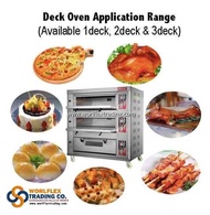 3 Deck oven Gas Type Multi Purpose Digital Deck Oven