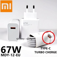 Charger Xiaomi 67 watt MDY 12 EU Charger Xiaomi Type-C Turbo Charger 67W MDY-12-EU for Xiaomi Note 1