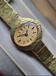 Girard perregaux 芝柏鍍金機械錶古董錶復古女錶手表watch