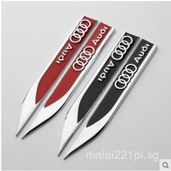 Suitable for Audi A3A4LA5A7Q3Q5LQ7RS5RS7Q2A8Leaf Plate Modified Body Side Label Sticker Car Label St
