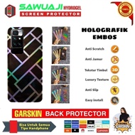 Garskin Back Protector Embossed Holographic Skin Antifungal Xiaomi Redmi A1/Redmi 10/Redmi 10A/Redmi