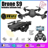 S9 Dual Camera 720P/ 4K Aerial Fixed-height Quad-axis Aircraft Folding Long Battery Life Remote Cont
