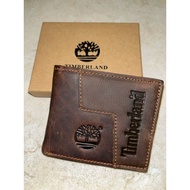 Timberland Leather Wallet Men Purse Classic Vintage Design Trifold Wallet Short Multicompartment Lel