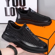 Men's Sneaker Slip-on Elevator Shoes Summer New Breathable Mesh