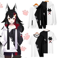 HOLOLIVE VTuber Ookami Mio Cosplay Pullover Hoodie Beautiful Outerwear Shirt