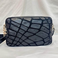 (年前出清 限時優惠到2/15）Chanel 絨毛皮革拼色相機包 vintage 中古 二手 特價