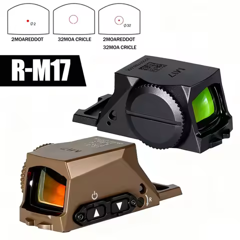 Original R-M17 Enclosed Reflex Red Dot Sight 1x24mm Lens Multi-Coating Optics Sight 9mm Airsoft Hunt