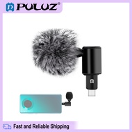 【Ready Stock】 PULUZ USB-C / Type-C Jack Mobile Phone Omnidirectional Condenser Adjustable Microphone, Not for Samsung Series Phones 100% genuine quality