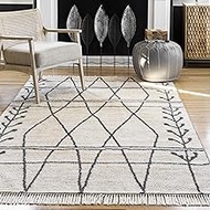 nuLOOM Majesty Modern Tribal Area Rug, 5' x 8', Beige