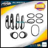 Nissan Almera Interior Decoration Carbon Fiber Design Trim For Almera (2011-2019) VACC Auto Car Acce