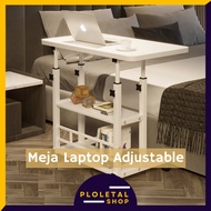 TaffHOME Laptop Study Table Adjustable Double Layer Writing Table Study Table 80x40cm - L200