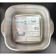 [Fei Ni Mushi] OSAMA OSAMA 304 Stainless Steel Double-Ear Multi-Function Basin Food Treatment Vegeta