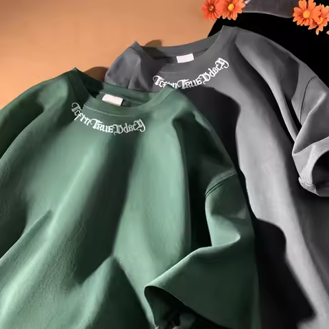 Men's Oversized T-shirts White Cotton T Shirt 5XL for Men Casual Summer Wear Letter Fashion Print Ne