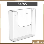 [PerfkMY] Acrylic Brochure Holder, Organizer, Modern Literature Holder, Flyer Display Stand for Menu