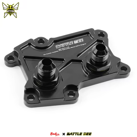 BATTLE BEE Engine Oil Cooler Adapter For M274 W205 W253 X253 W213 W212 Oil Filter Sandwich Plate Ada