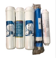 ชุดไส้กรองน้ำ แคปซูล Inline 5 ขั้นตอน RO 50 GPD (post pp+post carbon12"+post resin+RO50G+post carbon