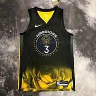 23-24賽季 金州勇士（Warriors）城市版男裝NBA球衣 #3 Jordan Poole