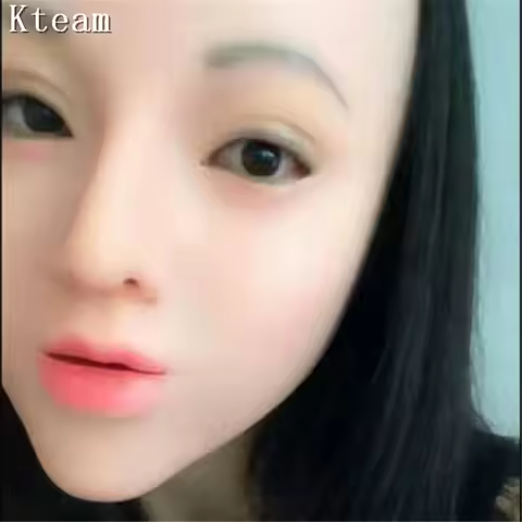 Top Grade soft Latex Man Human Mask crossdress female mask realistic silicone party mask Women Cospl