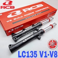RCB FE Front FORK LAY Yamaha LC135 V1 - V8 FI LC 26MM LC Motorcycle Accessories Spare Part Y15ZR Ori