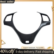 LHD Carbon Fiber Car Steering Wheel Trim for  3 Series E90 E92 E93 2005-2012 Car Steering Wheel Deco