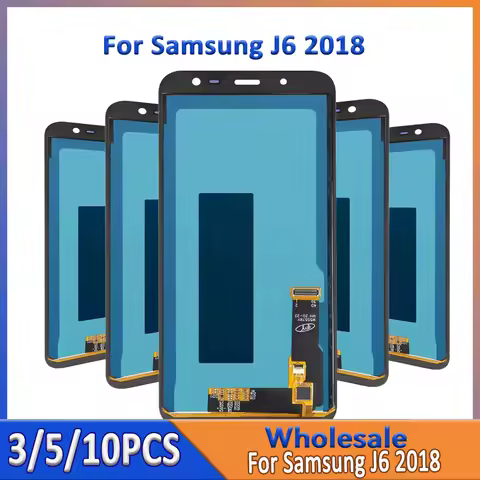 Wholesale 3/5/10 Pieces/Lot For Samsung J6 2018 LCD Screen Touch Assembly J600 J600F Display