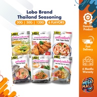 Lobo Brand Thailand Seasoning 30g 50g 120g Pad Thai Stir Fry Holy Basil Tom Yum Green Curry Paste Wings Marinate Mix