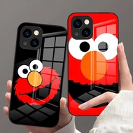 BK-1 A-ElmoS Phone Case For IPhone 17 Air 16 E Pro Max 15 14 13 Mini 12 Pro 11 XS Max 7 8 Plus Black