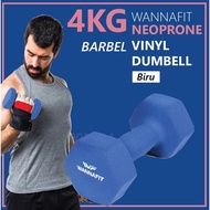 Dumbell 4kg Dumbbell Neoprene Barbell Vinyl Anti-slip 4 kg (WFI)