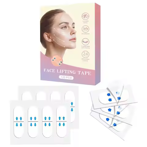 Face Lift Tape Invisible Firming Tape Instant Invisible V-Shape Face Wrinkle Sagging Skin Adhesive T
