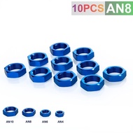 10PCS/LOT turbo fitting 8AN AN8 AN-8 adapter bulkhead nut Aluminum Finish Nut Seal Lock Fitting Adap