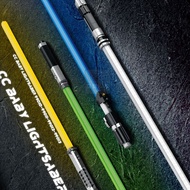 Zhenzhuan Star Wars Building Blocks Glowing Laser Light Jedi Warrior Educational Weapons Assembled T